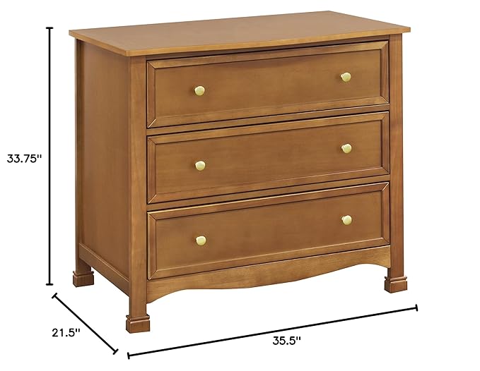 DaVinci Kalani 3-Drawer Dresser in Chestnut