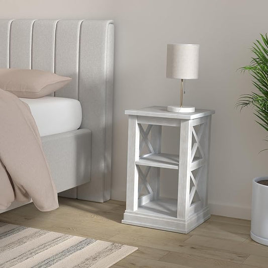 International Concepts Accent Table, Washed Gray Taupe