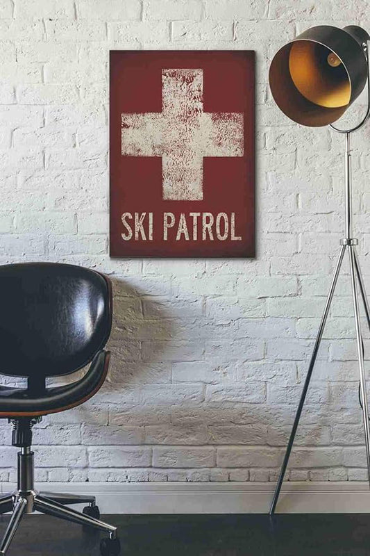 Epic Graffiti 'Ski Patrol' by Ryan Fowler, Canvas Wall Art, 18"x26"