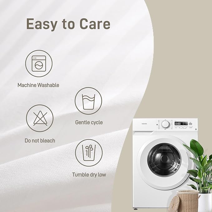 Lyralith Hypoallergenic Cotton Cover with Down Alternative Pillow, King Size, Luxury Hotel Quality, Ideal for Side, Back and Stomach Sleepers, Oeko-TEX Certified