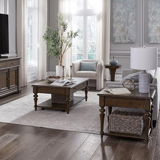 Liberty Furniture Arden Road Living Room 3 Piece Set - Satin Cherry