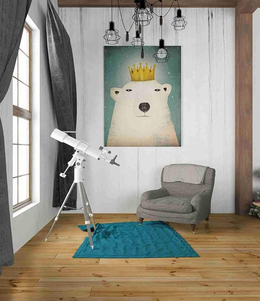 Epic Graffiti 'Polar King' by Ryan Fowler, Canvas Wall Art, 40"x54"