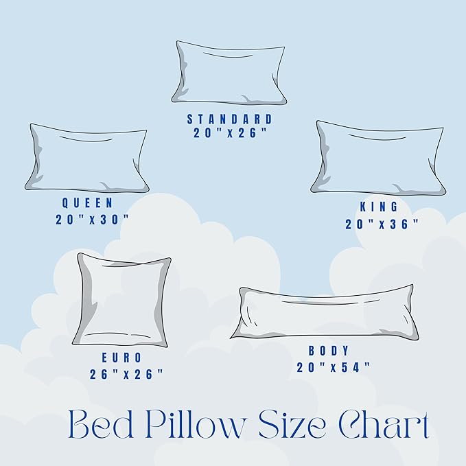 Down Alternative Bed Pillow (Queen, Pack of 2), Medium Support Gusseted Hotel Quality for Side, Back, Stomach Sleeper