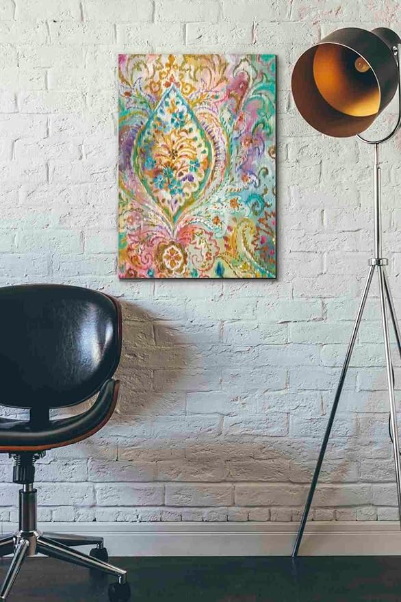 Epic Graffiti 'Boho Paisley II' by Danhui Nai, Canvas Wall Art, 18"x26"