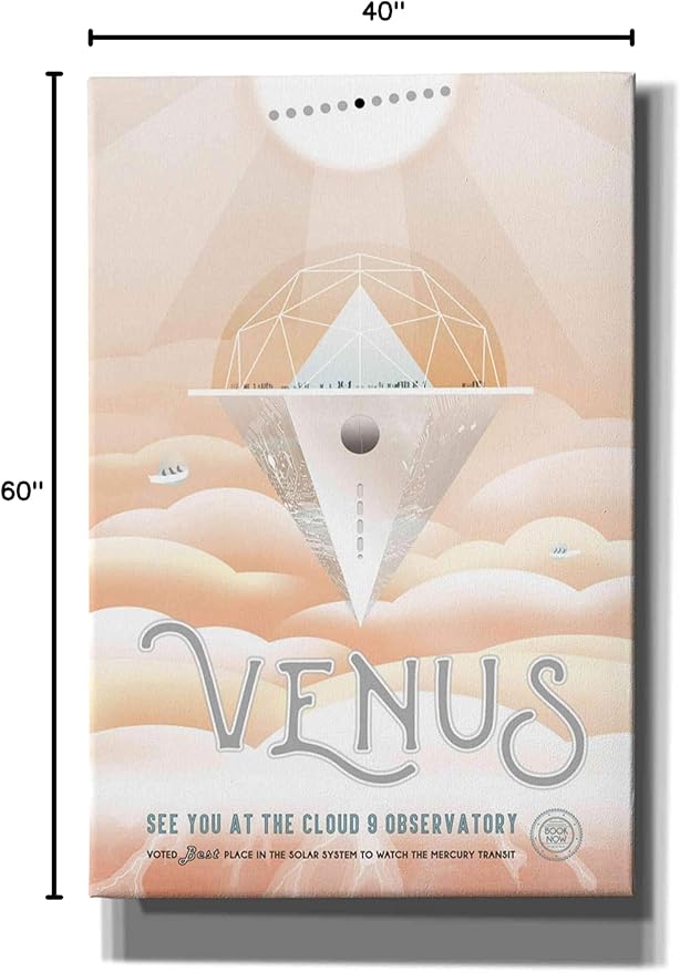 Epic Graffiti 'Visions of the Future: Venus' Canvas Wall Art, 40" x 60"