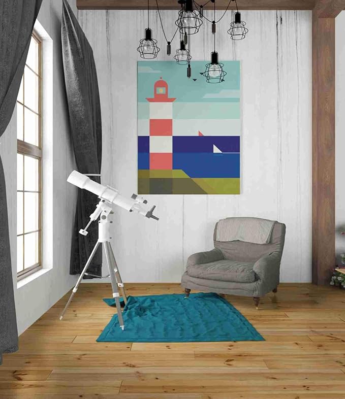 Epic Graffiti 'Lighthouse' by Antony Squizzato, Canvas Wall Art, 26"x34"