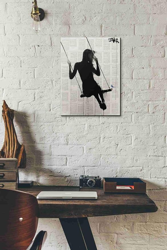 Epic Graffiti 'The Freedom of Sometimes' by Loui Jover, Canvas Wall Art, 12"x16"