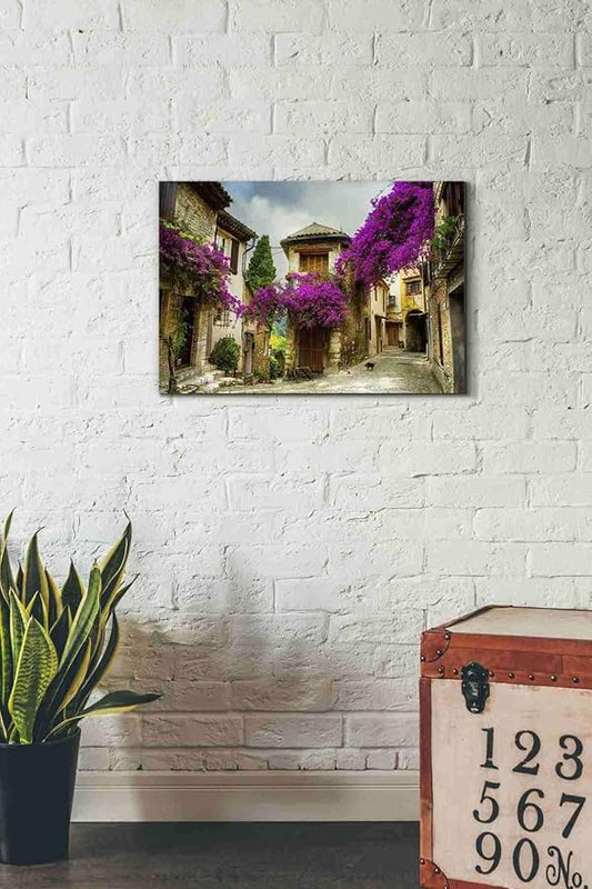 Epic Graffiti 'Bougainvillea' Canvas Wall Art, 26"x18"