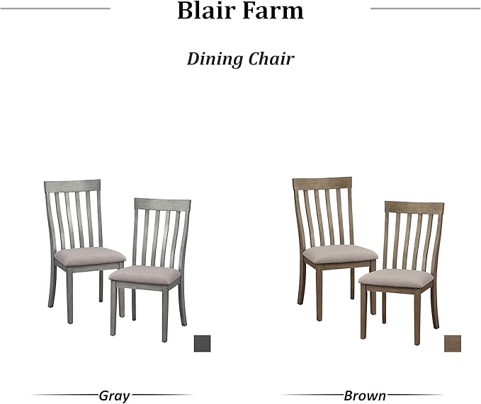 Homelegance 2-Piece Pack Dining Side Chair, Brown