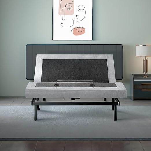 Queen Adjustable Bed Base | Dual Massage | USB Ports | Zero Gravity | Anti-Snore | Memory Positions | Under Bed Lighting | Wireless Remote | Zero Clearance