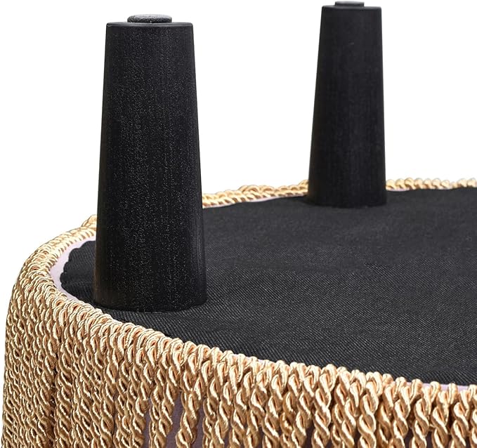 Jennifer Taylor Home Yolanda 24" Round Upholstered Accent Ottoman