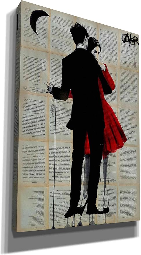 Epic Graffiti 'True Romance' by Loui Jover, Canvas Wall Art, 40" x60'