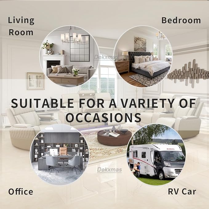 Living Room Furniture Sets, Beige Breathing Leather Power Reclining Chair, Sectional Recliner Sofa Set, Reclining Chair with Recliner Seat, Storage Console, LED Light for Living Room