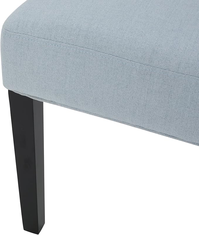 Christopher Knight Home Hayden Fabric Dining Chairs, 2-Pcs Set, Wood, Light Sky