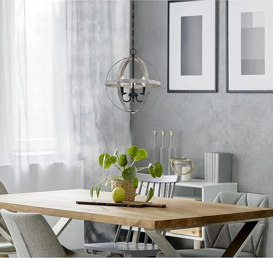 Westinghouse 6328300 Stella Mira Six-Light Indoor Chandelier, Brushed Nickel Finish, 6