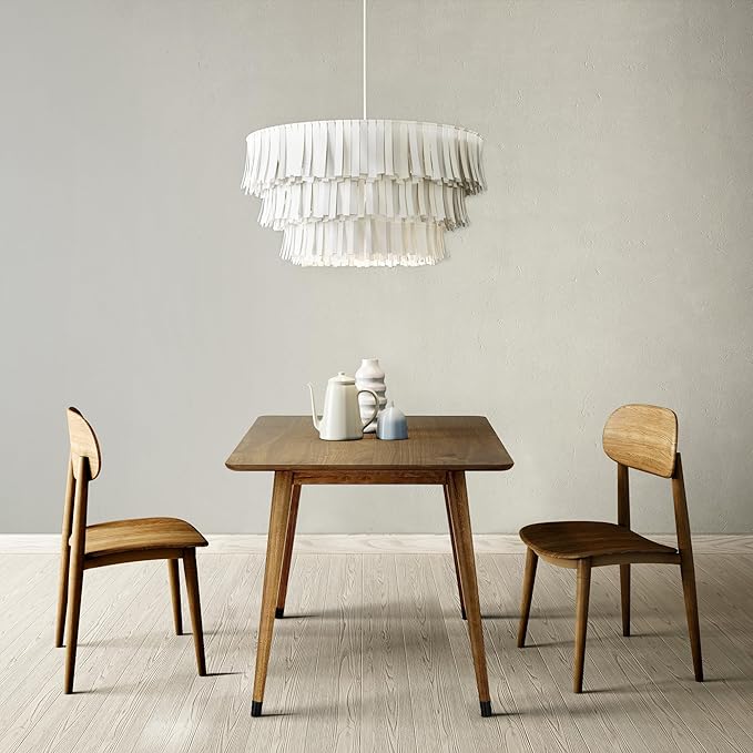 Acacia Wilma 48" Solid Wood Dining/Kitchen Table - Natural Oak, Perfect for Dining Room, Patio, or Work Desk