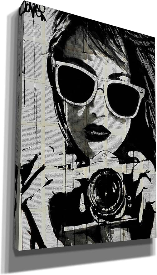 Epic Graffiti 'Shoot' by Loui Jover, Canvas Wall Art, 18"x26"