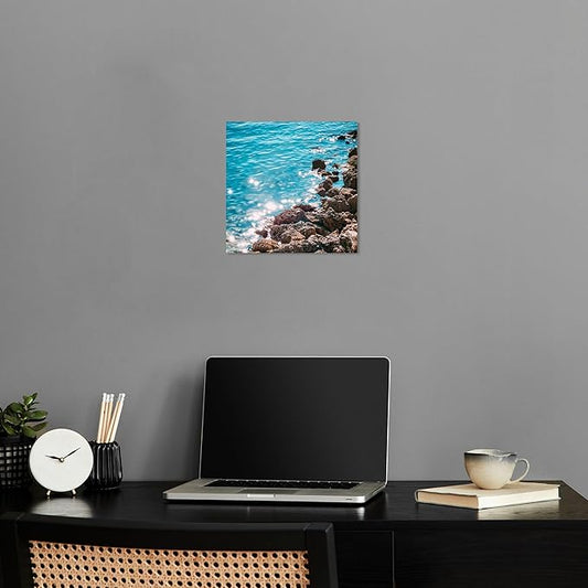 Italian Summer Landscape Photography Canvas Wall Art by Notoriart, Gallery Wrapped, 12"x12"