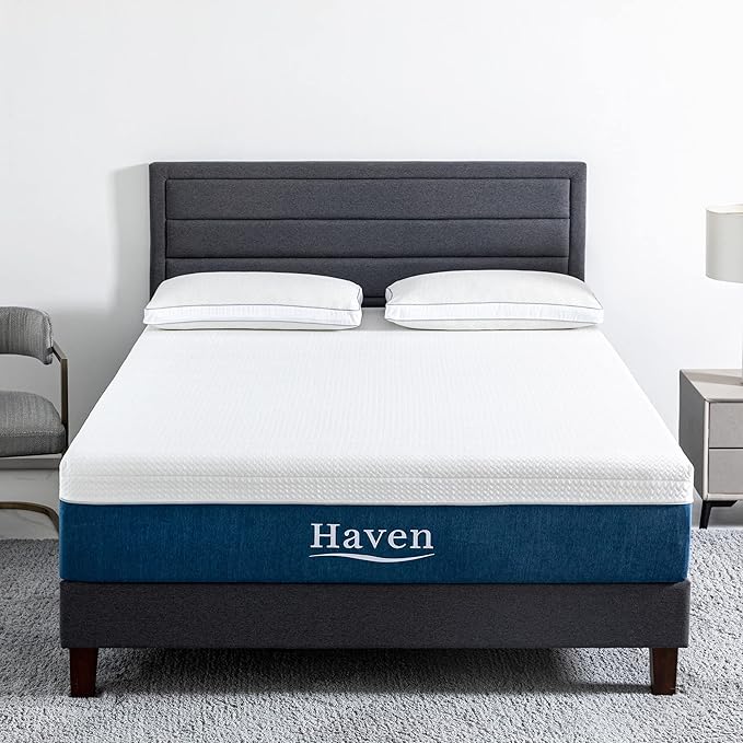 MLILY 12 Inch Full Mattress Memory Foam, Cooling Gel Bed Mattress in a Box, Fiberglass Free Medium Firm Mattress CertiPUR-US Certified