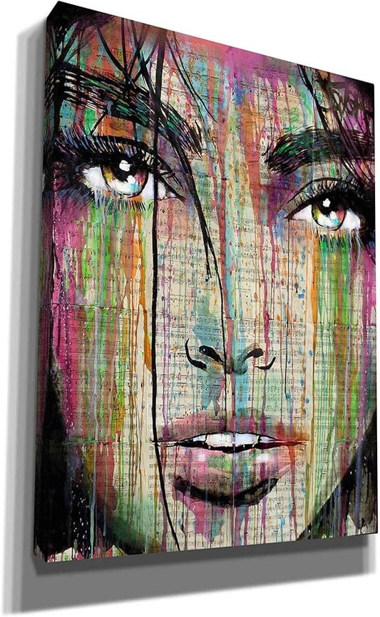 Epic Graffiti 'Dark Kisses' by Loui Jover, Canvas Wall Art, 40"x54"