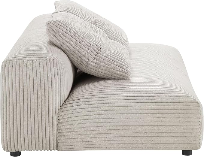 Modway Solace Sectional, Oversized, Almond