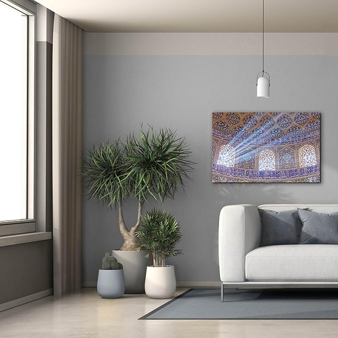 Epic Graffiti 'Sheikh Lotfollah Mosque at Isfahan Iran' by Epic Portfolio, Canvas Wall Art, 40"x26"