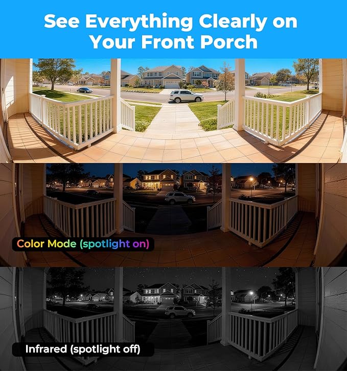 2K Light Bulb Camera Outdoor, 5G&2.4GHz Cameras for Home Security, 360° PTZ Wireless Lightbulb Socket Security Cam with Color Night Vision, 2 Way Audio, AI Human Detection, 2 Packs