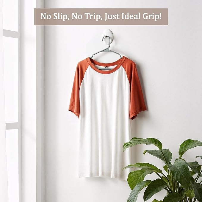 Utopia Home Plastic Hangers 20 Pack - Perfect Space Saving Clothes Hanger - Durable and Strong - Perfect Closet Organizers with Shoulder Grooves (Grey)