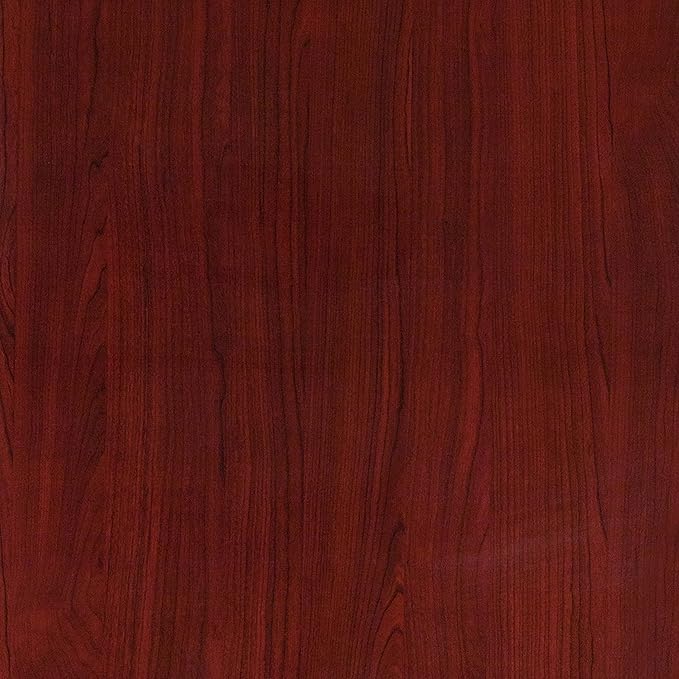 Flash Furniture Glenbrook 30" x 60" Rectangular High-Gloss Mahogany Resin Table Top with 2" Thick Edge