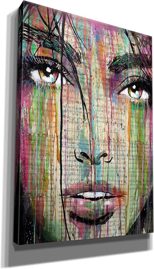 Epic Graffiti 'Dark Kisses' by Loui Jover, Canvas Wall Art, 18"x26"