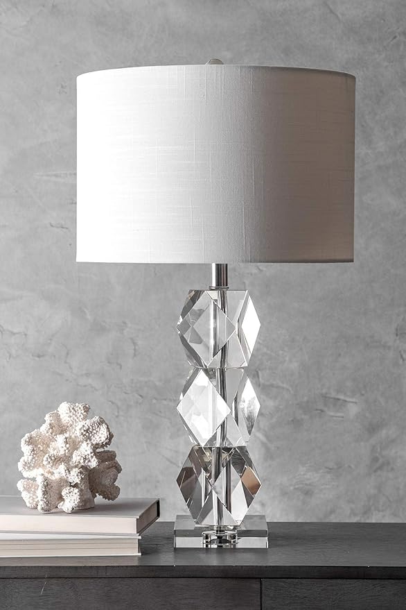 nuLOOM Elizabeth 27" Crystal Table Lamp