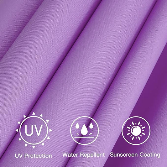 Sunnyglade 7.5ft Patio Umbrella Replacement Canopy Market Umbrella Top Outdoor Umbrella Canopy with 6 Ribs