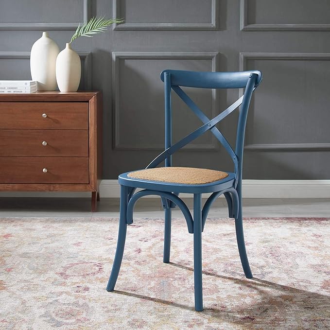 Modway Gear Dining Side Chair, Harbor 21 x 19.5 x 34.5
