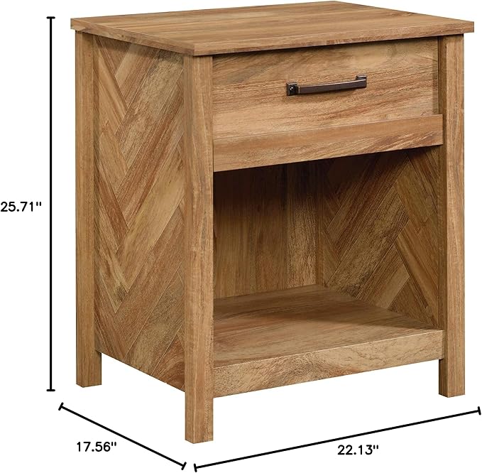 Sauder Cannery Bridge Dresser and Nightstand, Sindoori Mango Finish