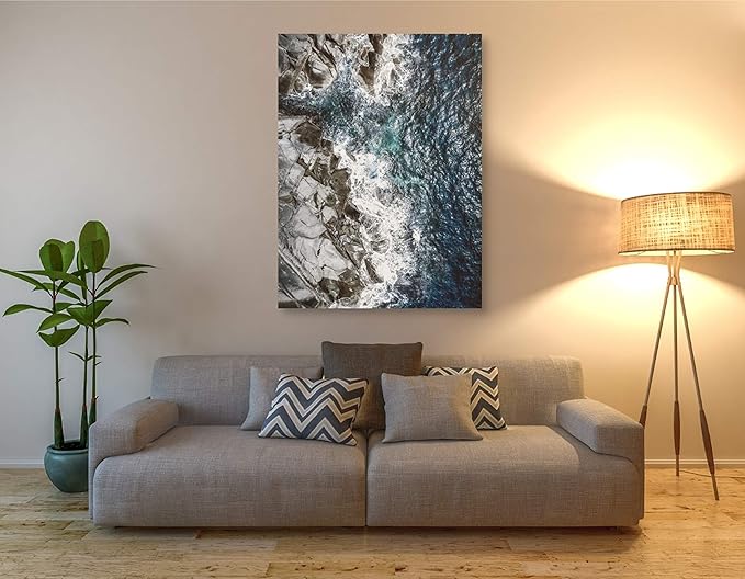 Cortesi Home 'Skagerrak Coastline' by Nicklas Gustafsson, Canvas Wall Art, 40"x54"