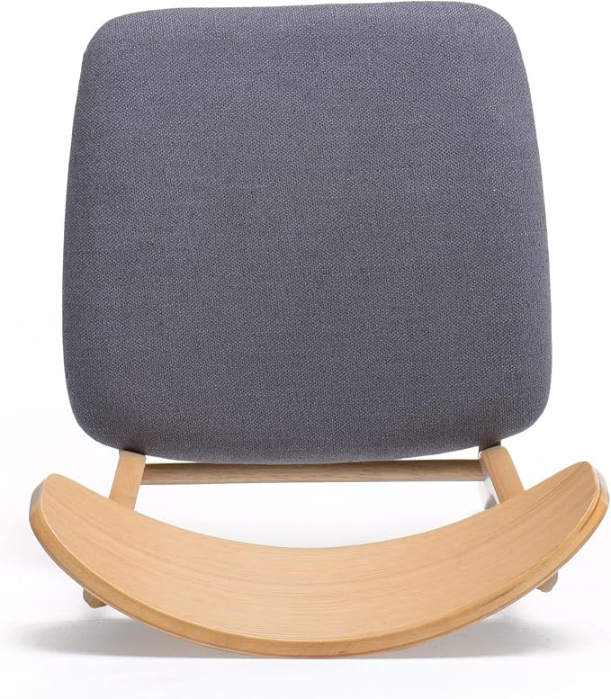 Christopher Knight Home Lucious Fabric / Oak Finish Dining Chairs, 2-Pcs Set, Dark Grey