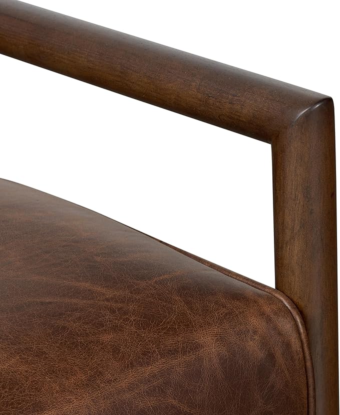 Poly & BARK Viborg Lounge Chair in Chocolate Brown