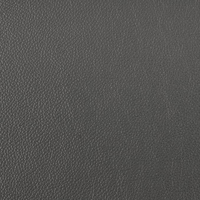 Lexicon Danica Top Grain Leather 3-Piece Living Room Sofa Set, Dark Gray