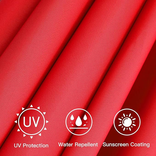 Sunnyglade 7.5ft Patio Umbrella Replacement Canopy Market Umbrella Top Outdoor Umbrella Canopy with 6 Ribs