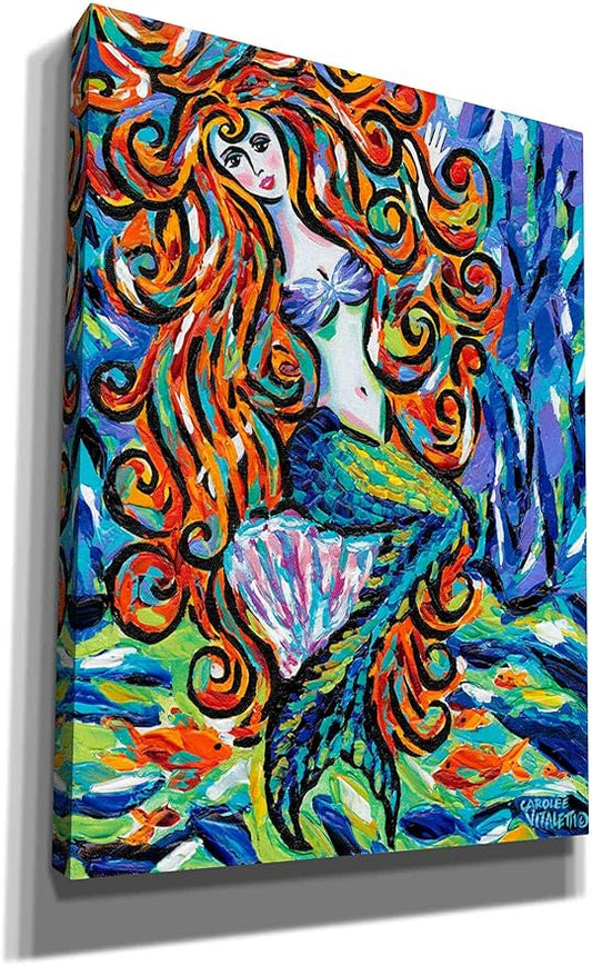 Epic Graffiti 'Ocean Friends III' by Carolee Vitaletti, Canvas Wall Art, 40"x54"