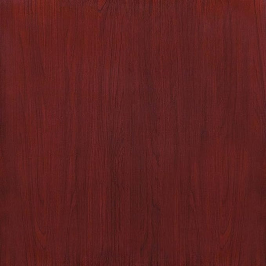 Flash Furniture Glenbrook 30'' Square High-Gloss Mahogany Resin Table Top with 2'' Thick Drop-Lip
