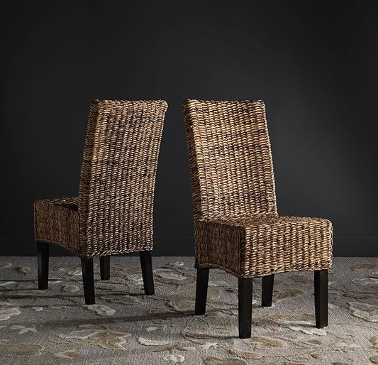 Safavieh Home Collection Avita Natural Wicker 18-inch Dining Chair
