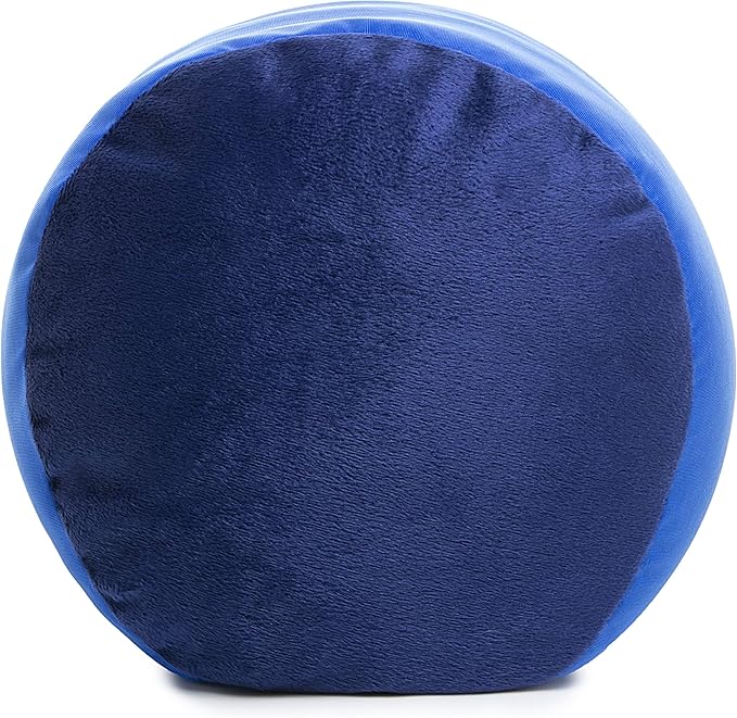 Deluxe Comfort Mooshi Squish Microbead Bed Pillow, 14" x 7" - Airy Squishy Soft Microbeads - Eighteen Fun Bubbly Colors To Choose From - Cuddly And Fun Dormroom Accessory - Bed Pillow, Bright Blue