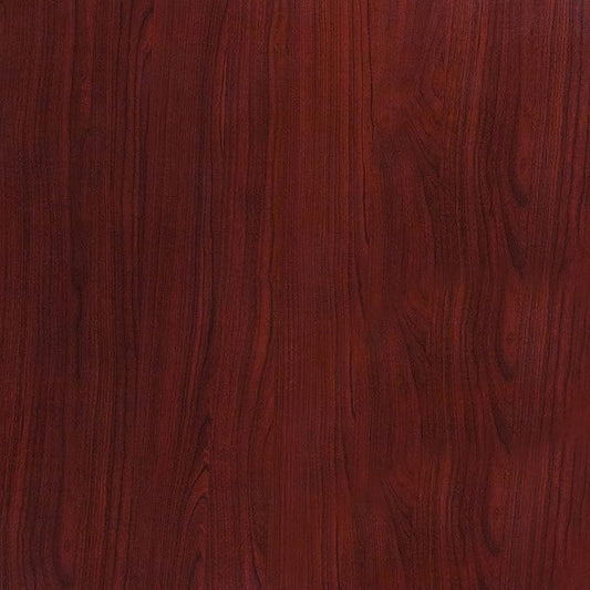 Flash Furniture 36'' Square High-Gloss Mahogany Resin Table Top with 2'' Thick Drop-Lip