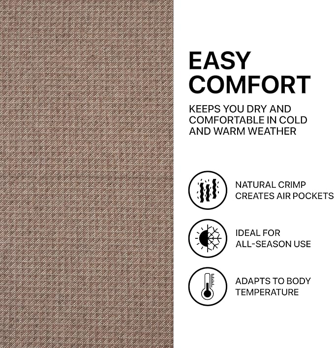 | Cashmere Blend Blanket | 10% Cashmere, 90% Superfine Wool | Ultra-Soft, Warm & Breathable Throw with Fringes | Elegant Bed or Sofa Layer 55"x79" (140 x 200 cm)