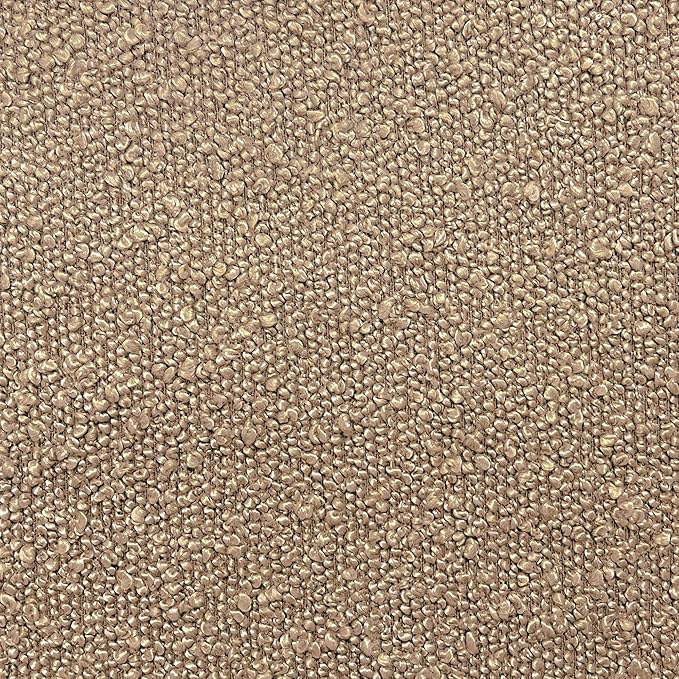 Spatial Order Modern Channel Tufted Ottoman | Spatial Order Home Décor | Ottoman for Living Room & Bedroom - Brown Boucle
