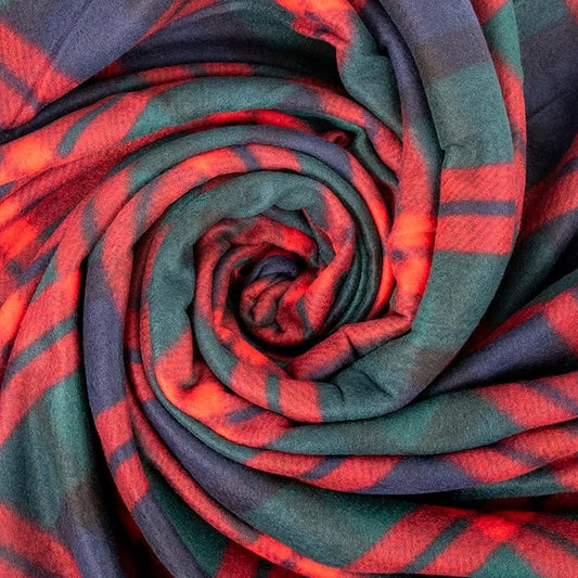 Trail maker 24 Pack Bulk Plaid Sherpa Fleece Throw Blankets 50 x 60 for Wedding Guests, Homeless, Pets | Plaid Fleece Throw Blankets Bulk