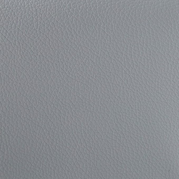 Roundhill Furniture Blended Leather Tufted Accent Chair with Oversized Seating, Gray