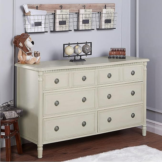 Evolur Julienne 6 Double Dresser Clay, 54x20.30x33 Inch (Pack of 1)