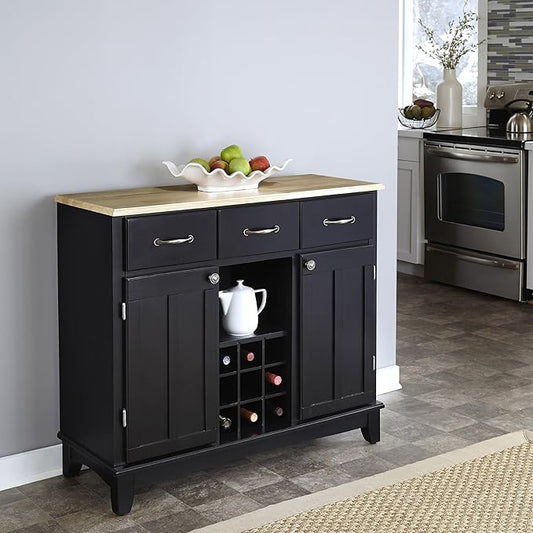 homestyles Server sideboards-buffets-credenzas, Black